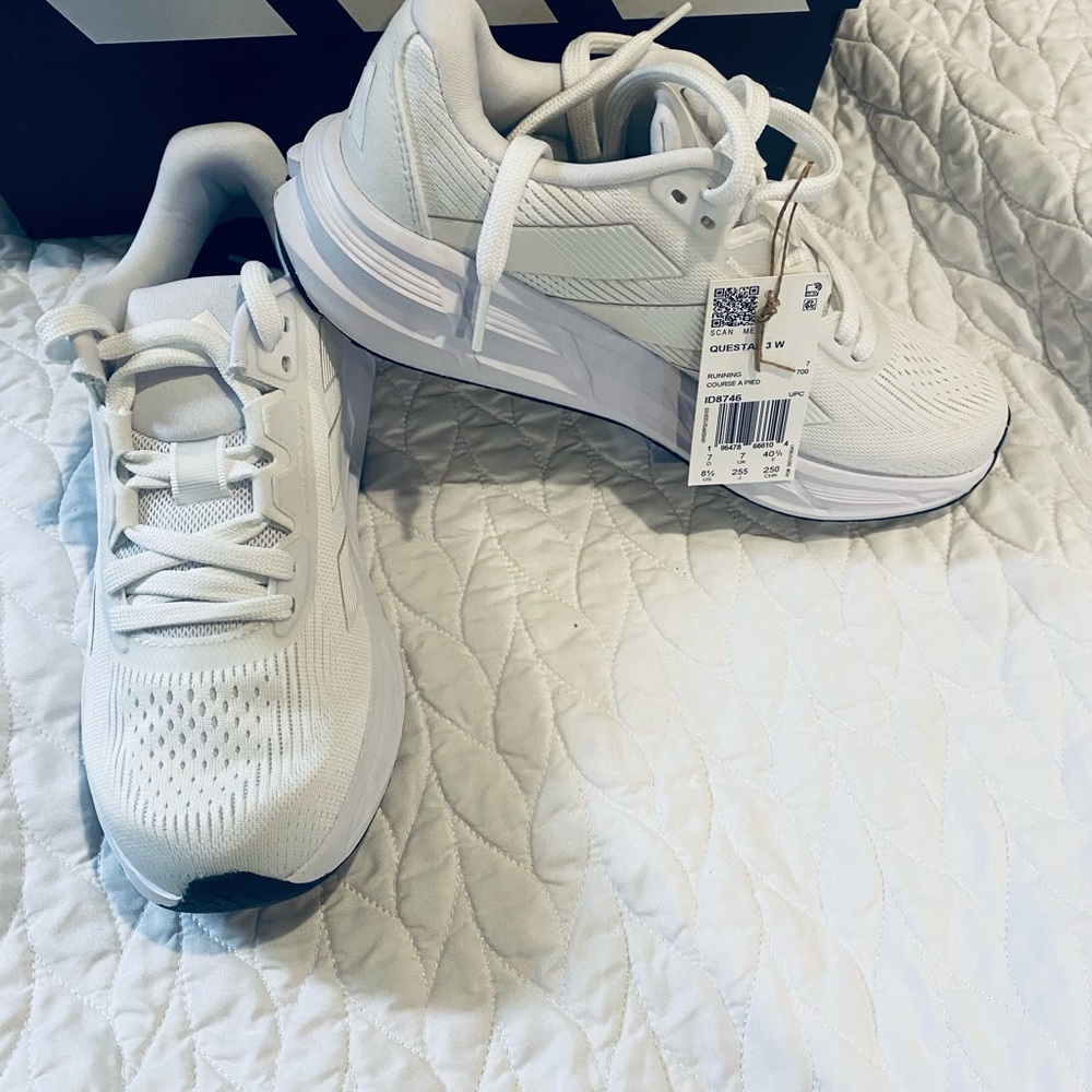 Adidas Women's White Athletic Running Sneakers